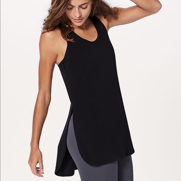 lululemon athletica Tops - Lululemon Black Side Story Tank NWT